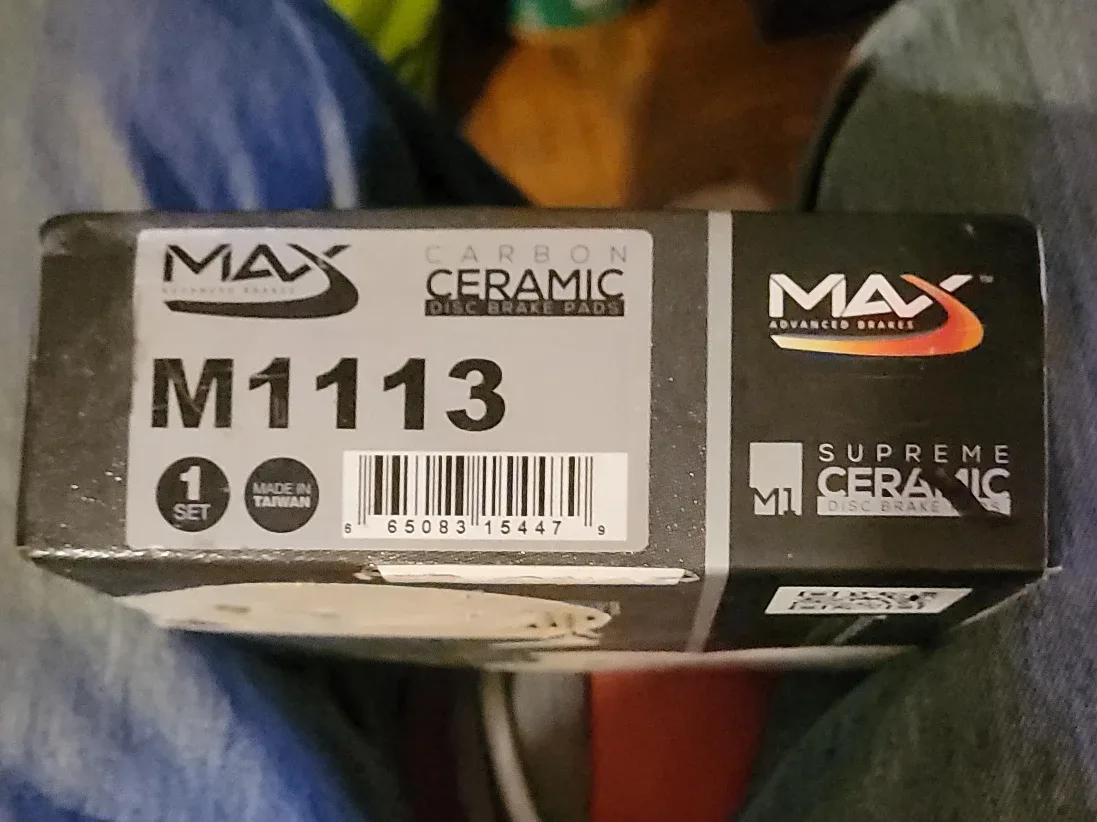 MAX Advanced Brakes M1113 Carbon Ceramic Disc Brake Pads