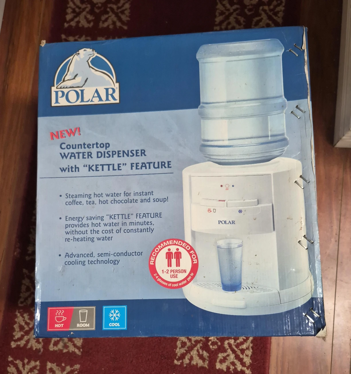 Polar Countertop Water Dispenser w/ Kettle Feature - NEW!