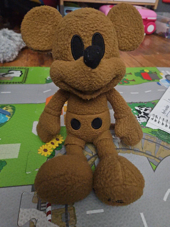 Brown Mickey Mouse Plush Toy