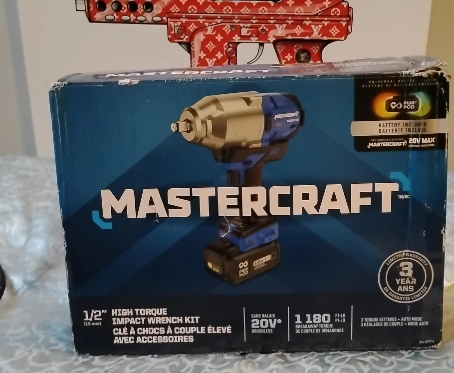 Mastercraft 1/2" High Torque Impact Wrench Kit