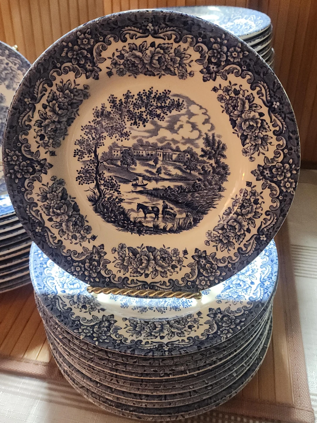 Vintage Staffordshire Underglaze