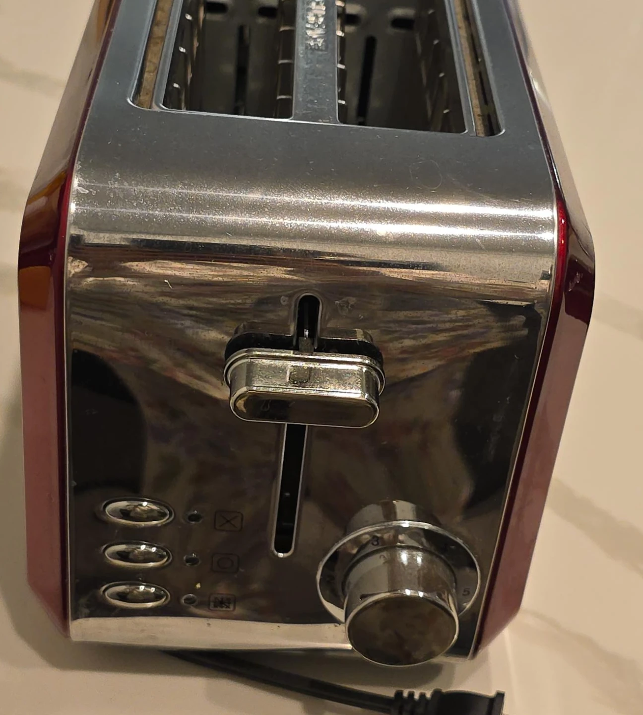 Toaster - Red & Silver thumbnail