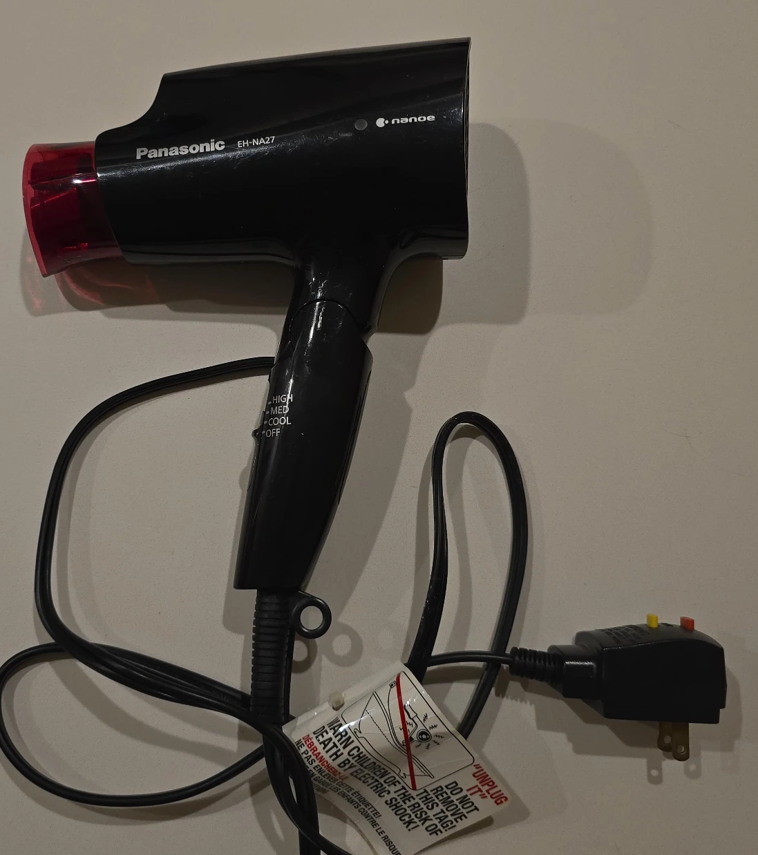 Panasonic EH-NA27 Hair Dryer - Black