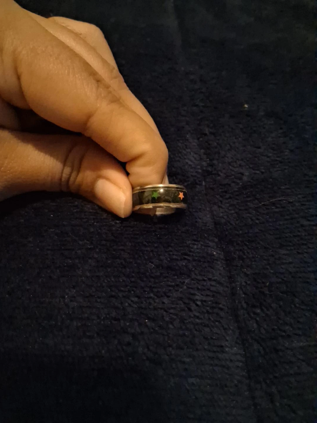 Ring with Star Design