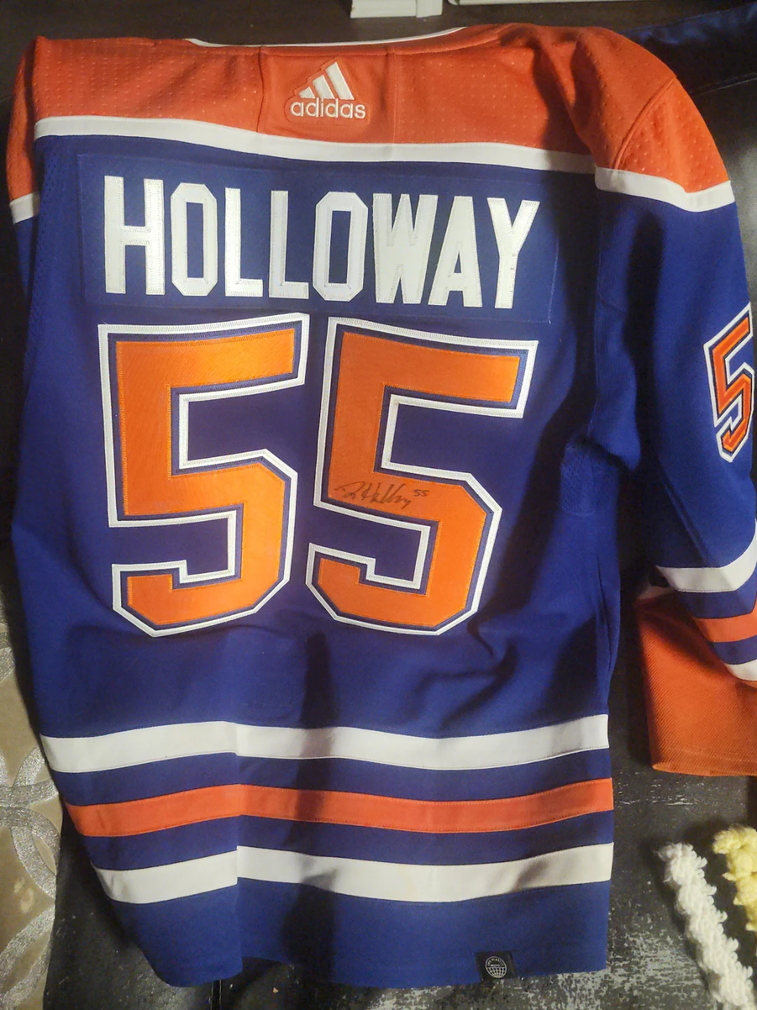 Adidas Edmonton Oilers Holloway #55 Jersey