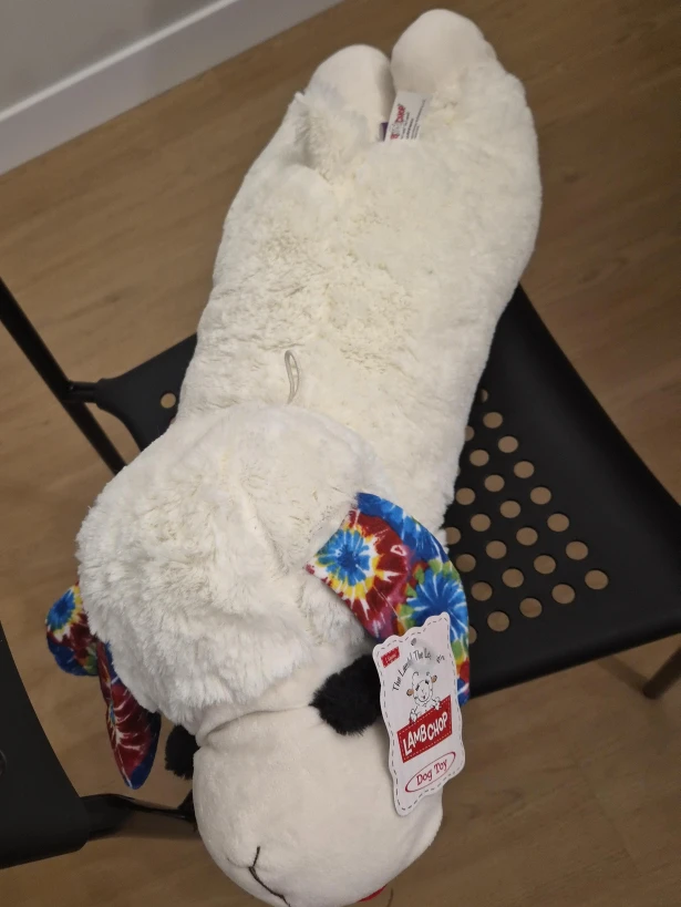 Lamb Chop Dog Toy - Plush and Fun!