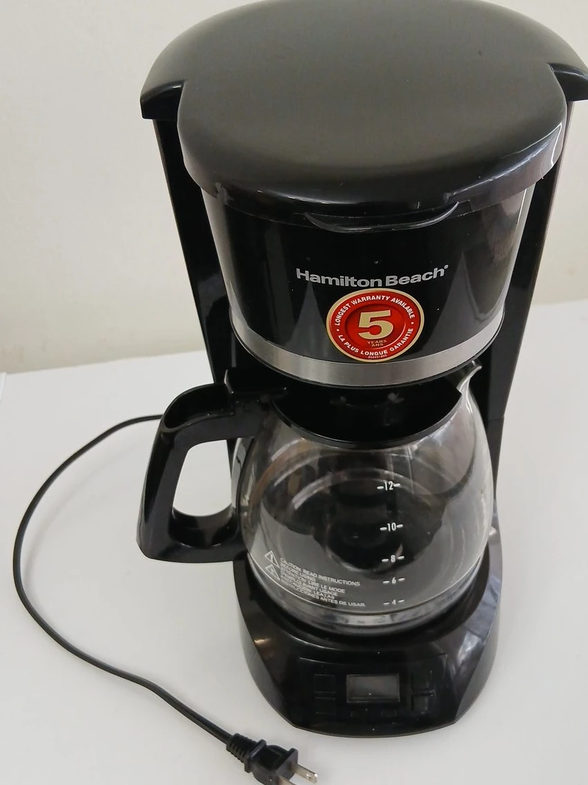 Hamilton Beach Black Coffee Maker thumbnail