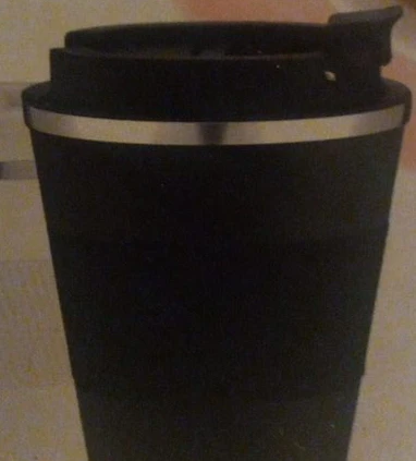 Black Travel Mug