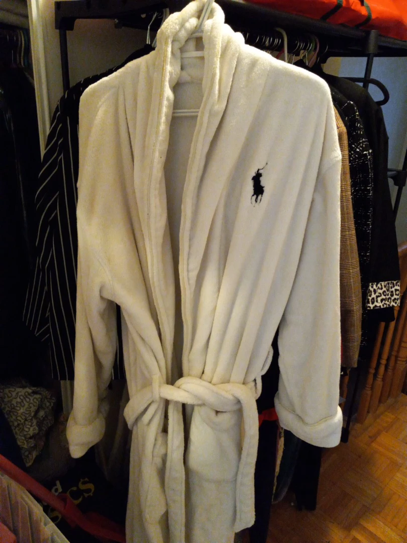 Ralph Lauren White Bath Robe