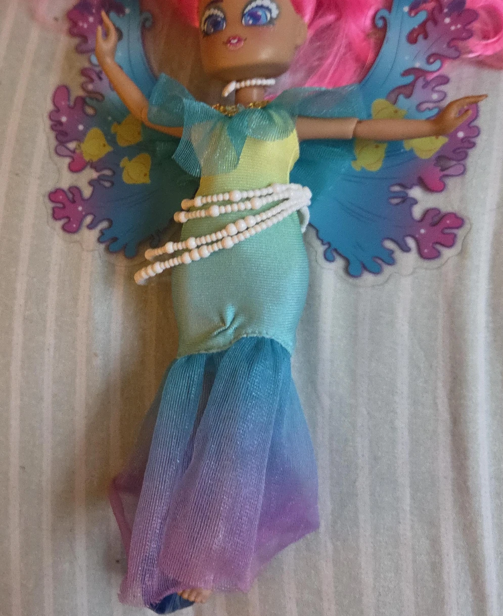NO TOY CODE MERMAI Fairy Doll with Blue and Pink Dress