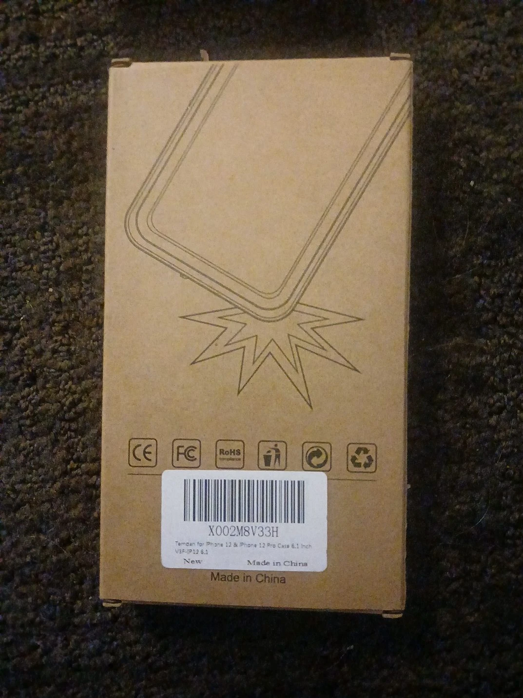 New Temdan iPhone 12/12 Pro Case 6.1 inch