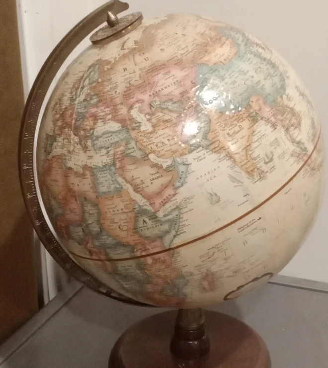 Vintage World Globe