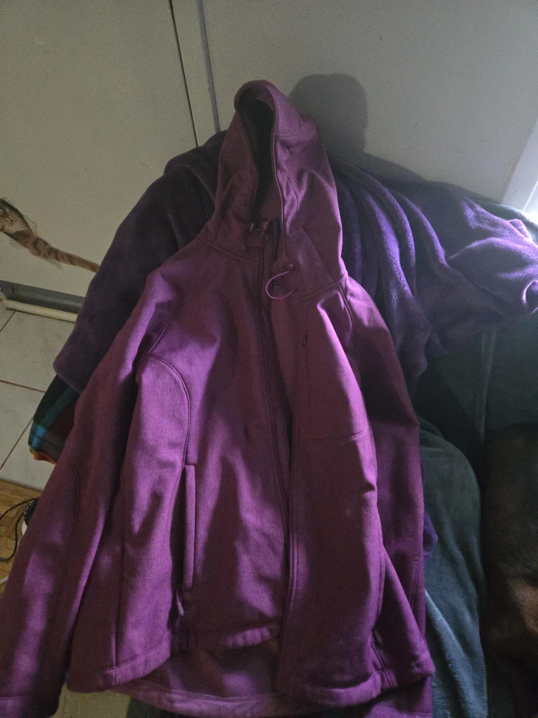 Kirkland Signature Purple Hooded Jacket