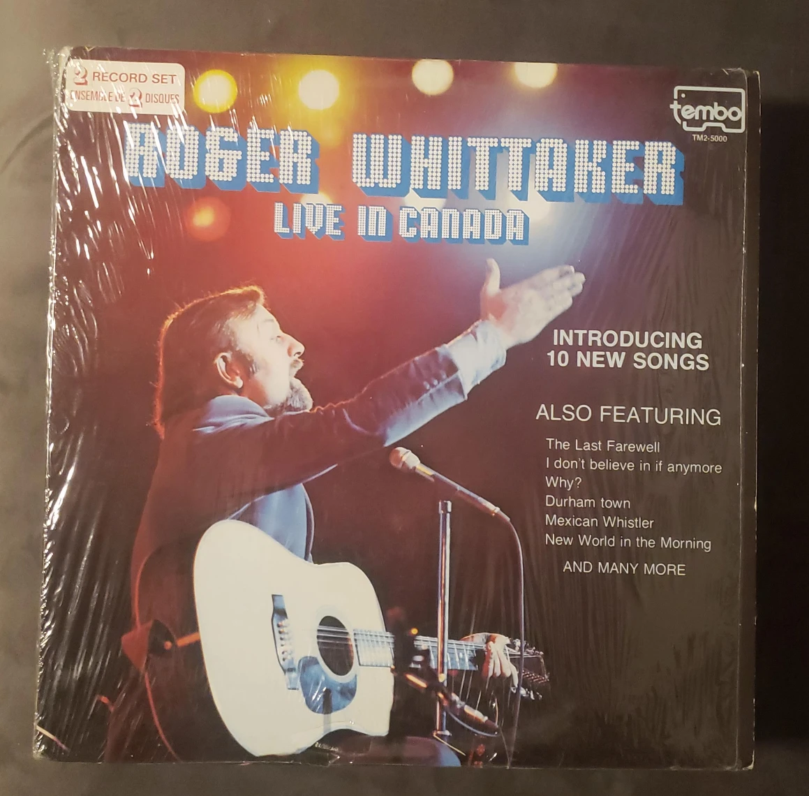 Roger Whittaker Live in Canada Vinyl Record thumbnail
