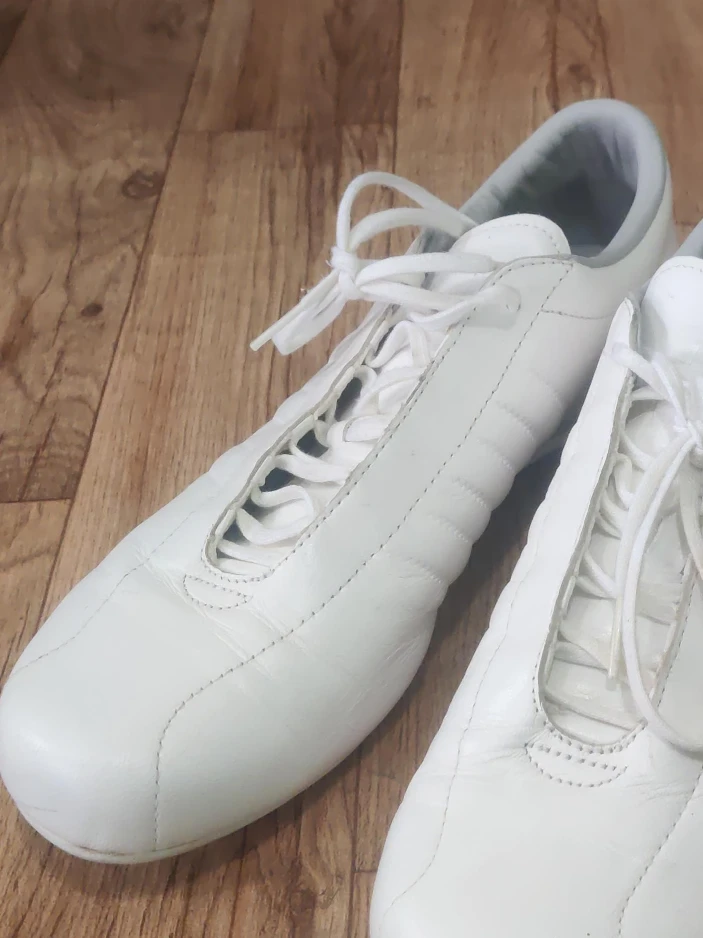 Adidas White Leather Sneakers