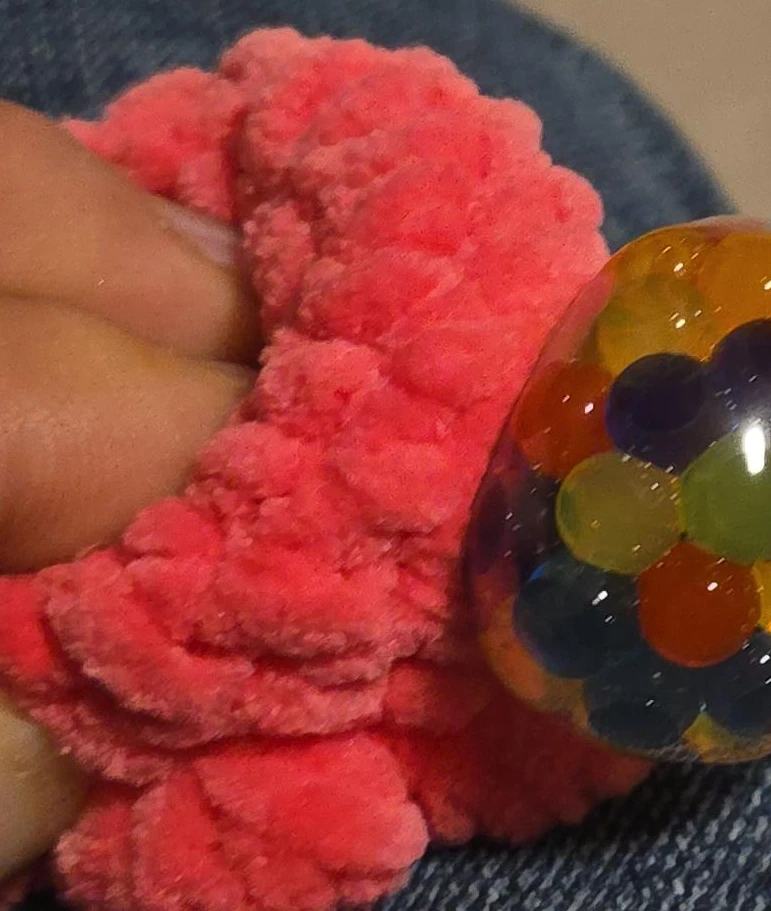 Pink Crochet Octopus Squishy thumbnail