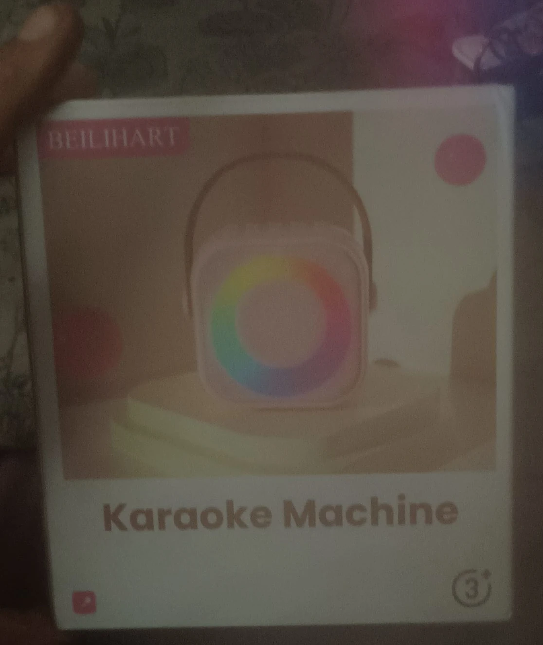 BEILIHART Karaoke Machine - Like New!