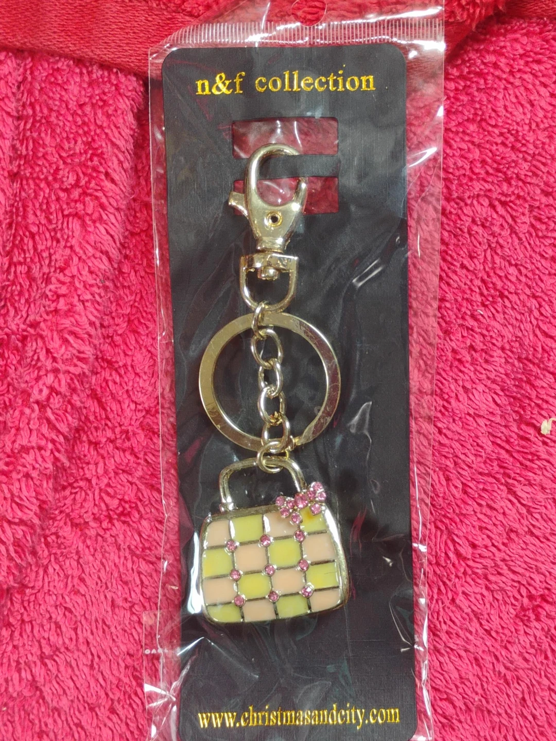 N&F Collection Purse Keychain - New