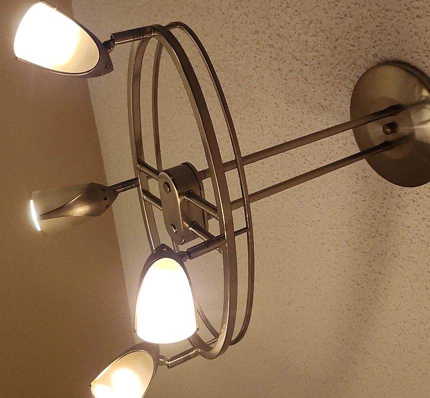 Modern Sputnik Style Ceiling Light Fixture