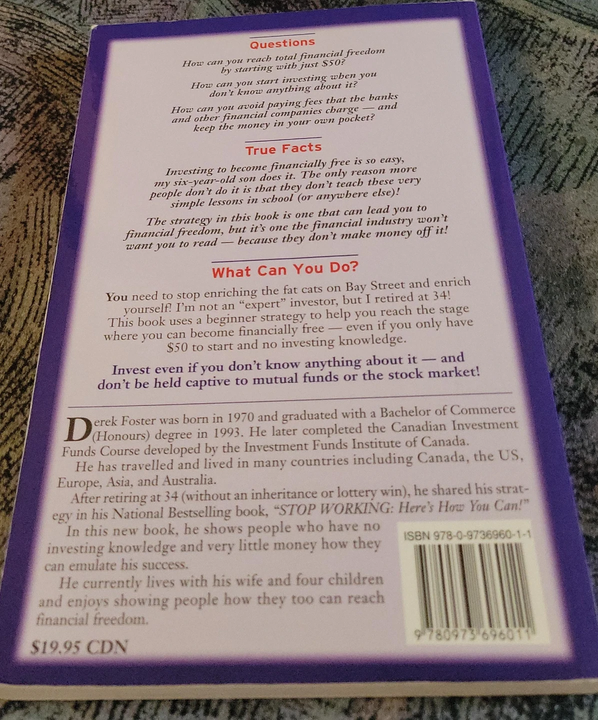 Stop Working: Here's How You Can! by Derek Foster thumbnail