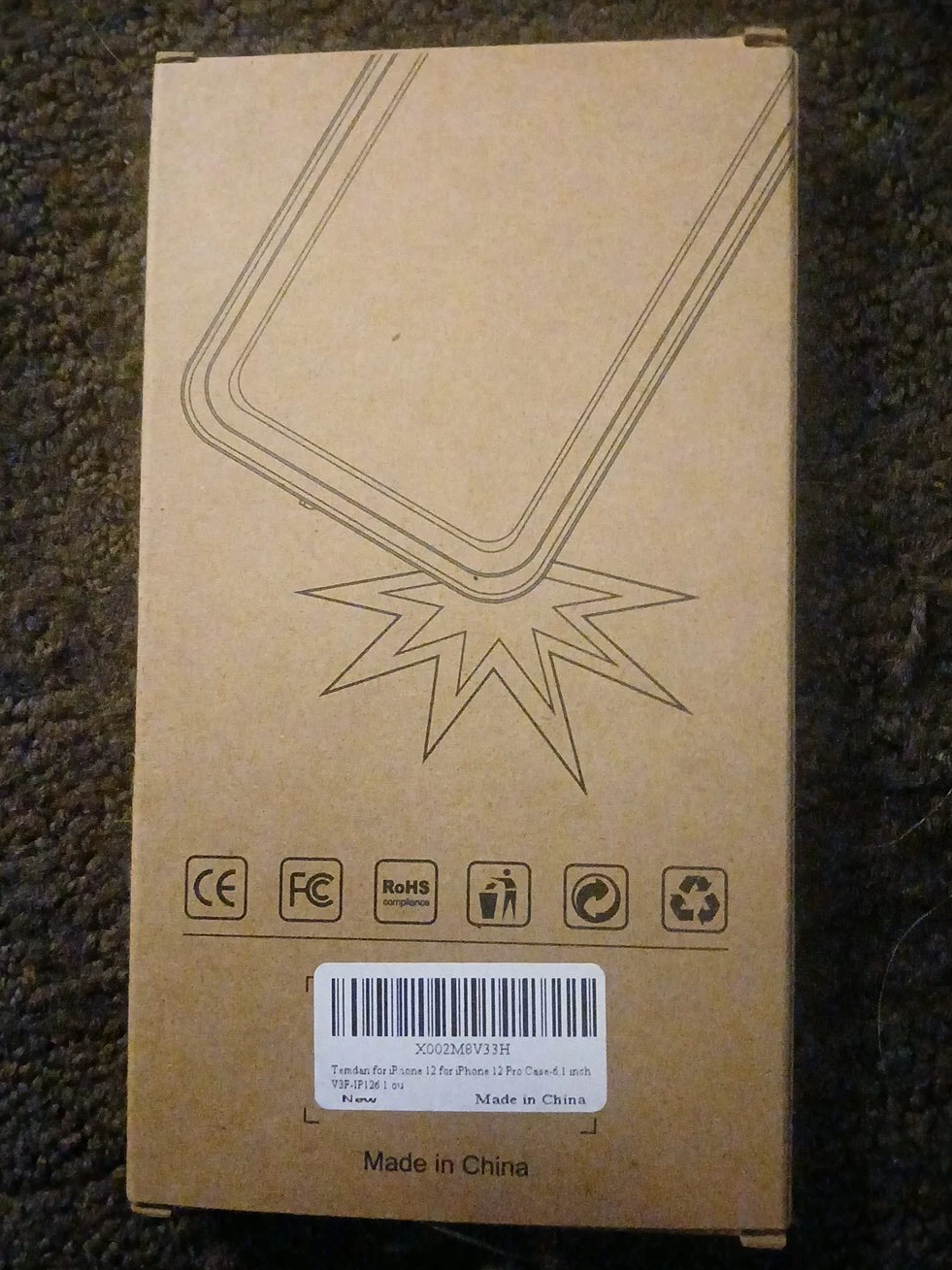 New Temdan iPhone 12/12 Pro Case - 6.1 inch