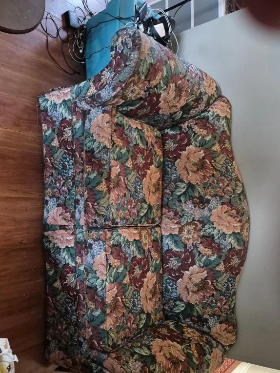 Floral Patterned Sofa