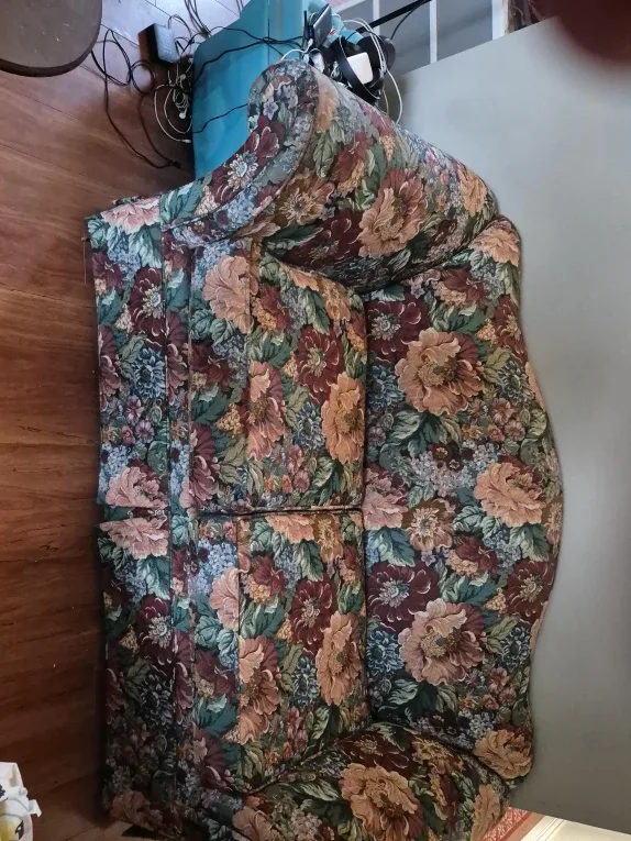 Floral Patterned Sofa
