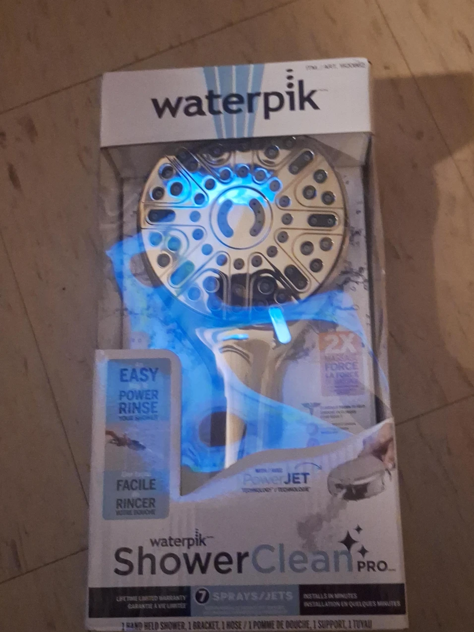 Waterpik ShowerClean Pro Shower Head - NEW