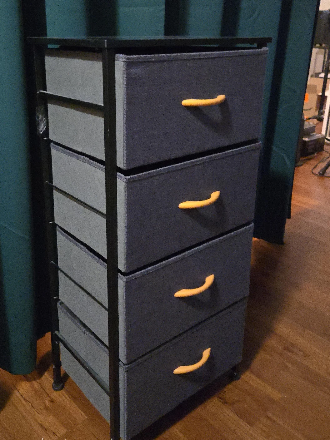 Storage Tower Dresser with Fabric Drawers