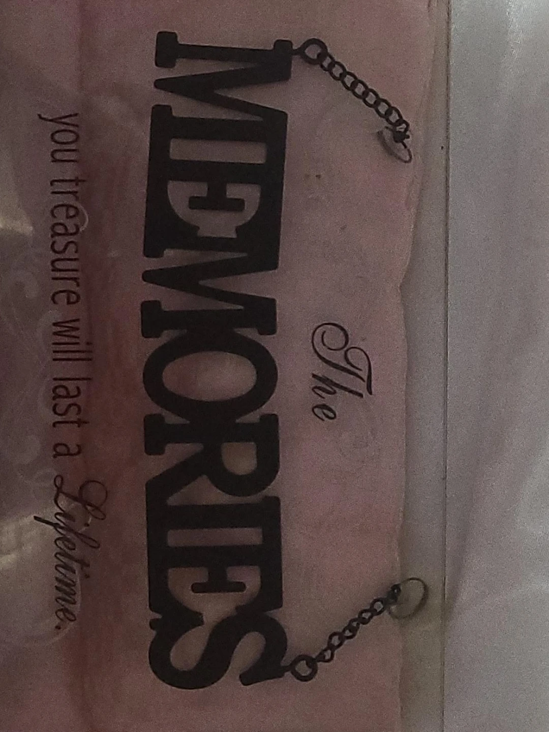 The Memories You Treasure Will Last A Lifetime Decor thumbnail