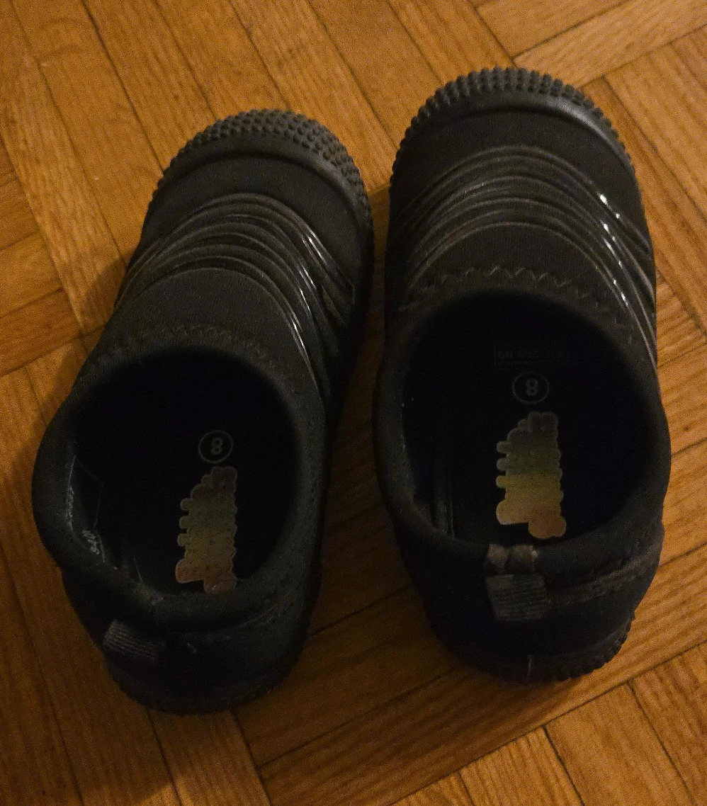 Black Toddler Shoes - Size 8