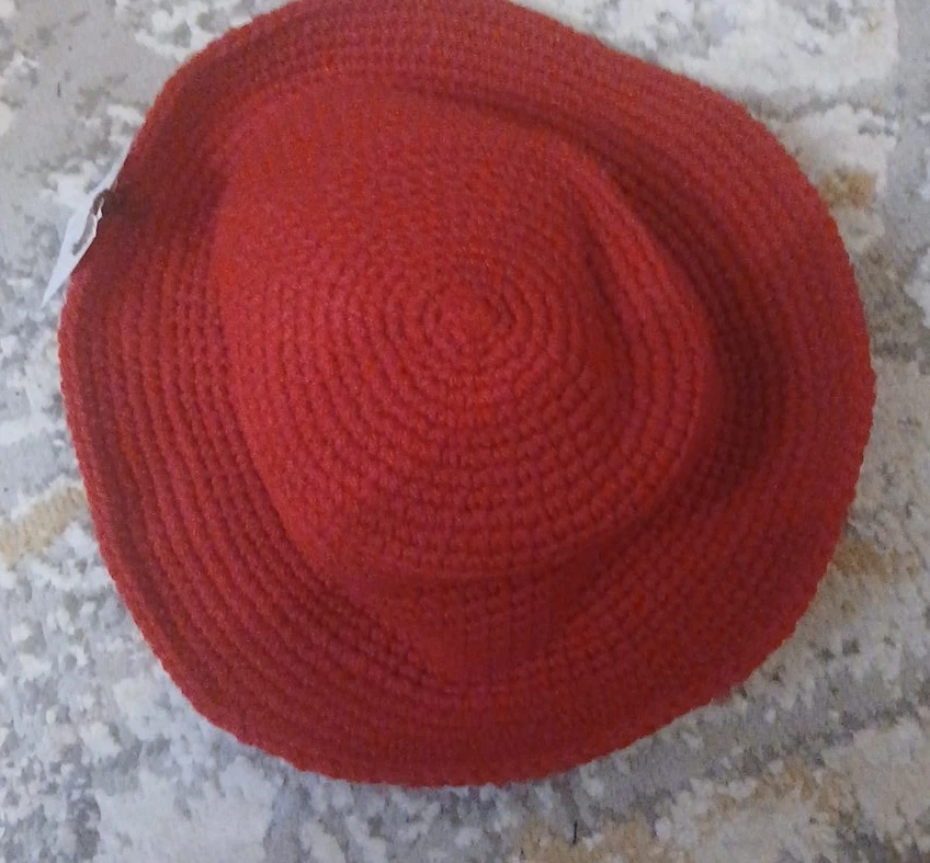 Red Crochet Hat