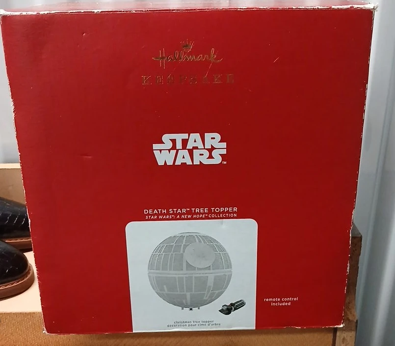Hallmark Star Wars Death Star Tree Topper - New