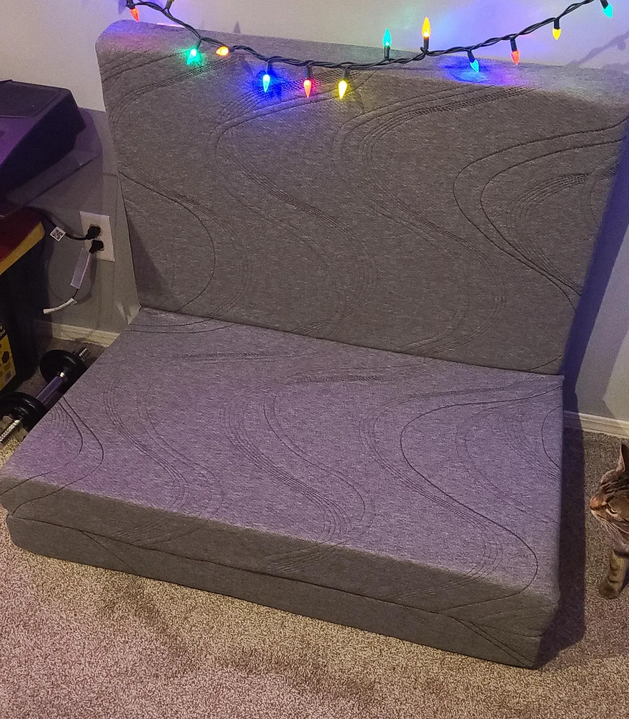 Foldable Floor Mattress - Grey