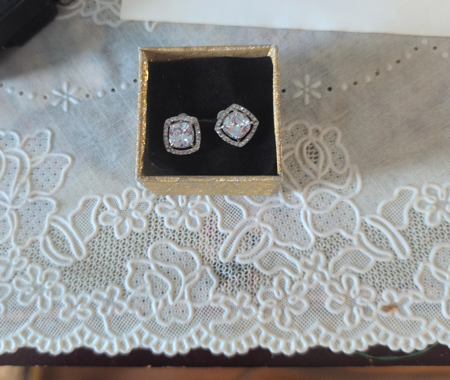 Square Stud Earrings