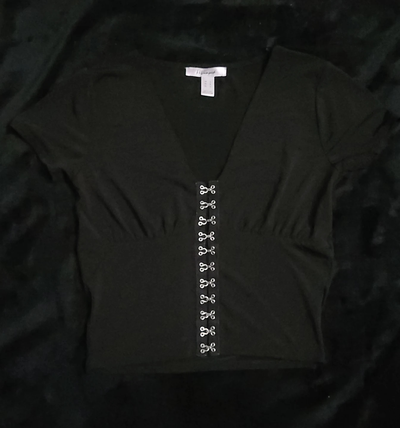 ReVamped Black Top - Size S