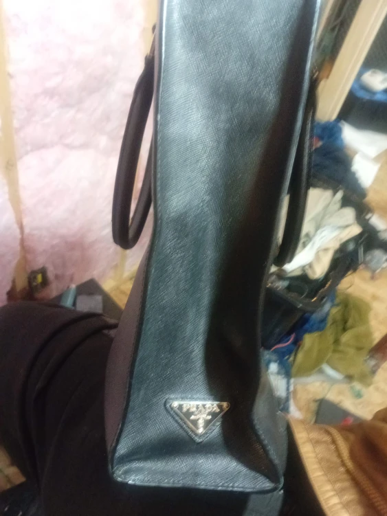 **BRAND NEW**Prada Black Leather Tote Bag