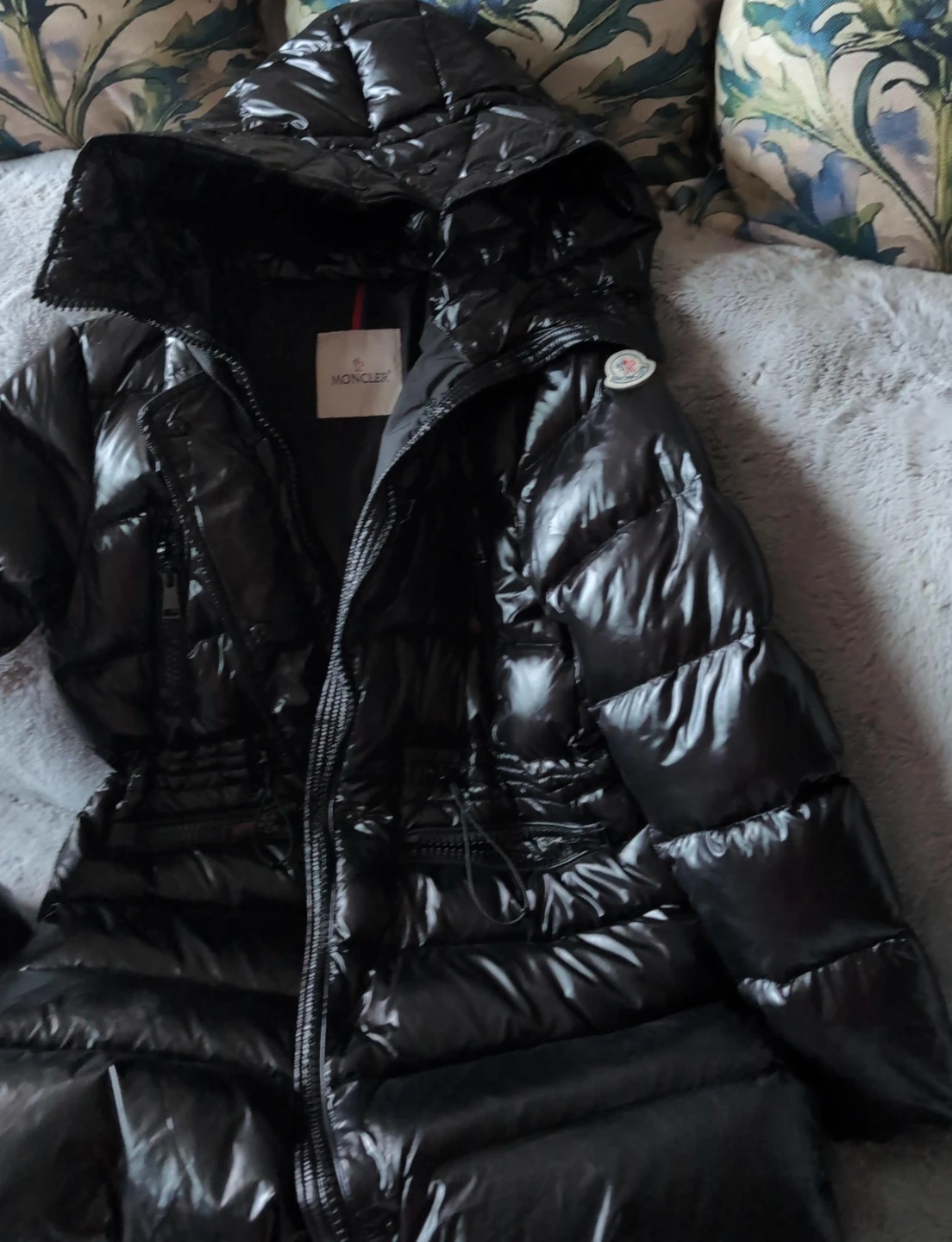Moncler Black Padded Down Jacket