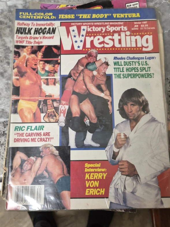 Victory Sports Wrestling Magazine Winter 1987