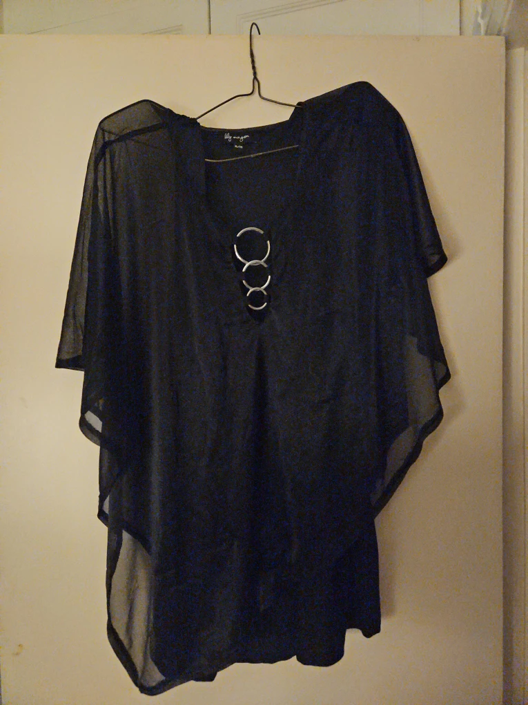 Lily Morgan Black Top - Size XL/TG