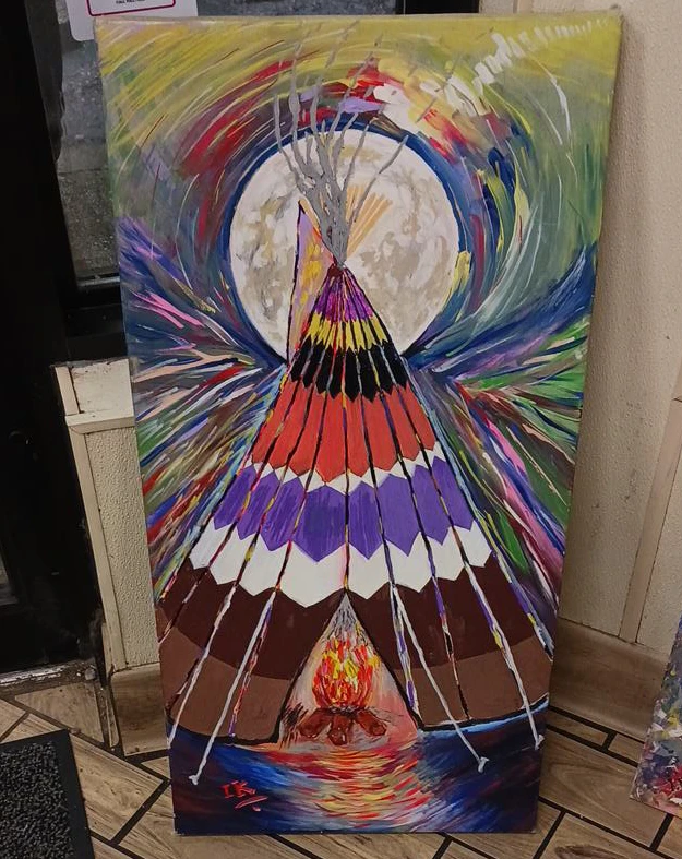 Painting of a Teepee thumbnail
