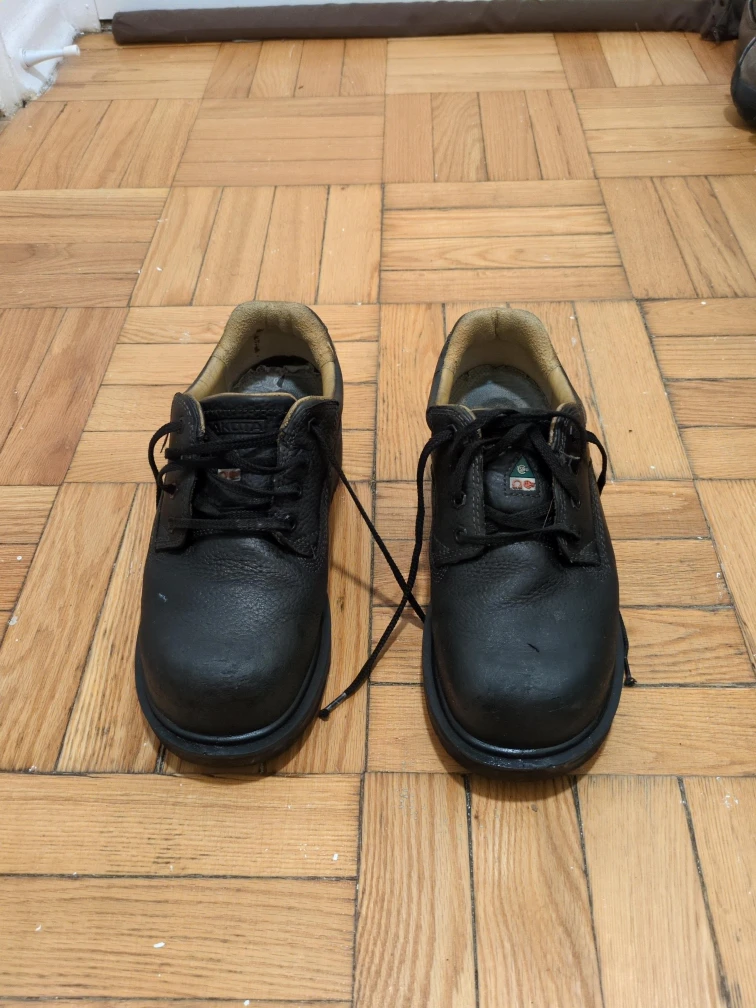 Dakota 400-10 Black Leather Work Shoes - Size 10W