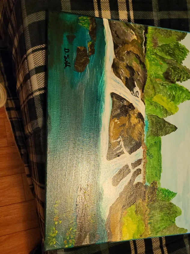 Original Waterfall Painting