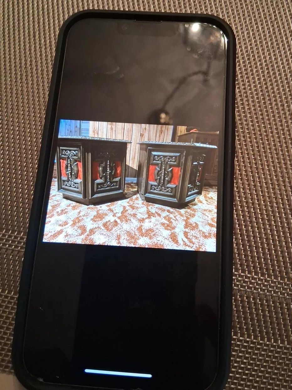 Vintage Ornate Side Tables - Pair image indicator(1)