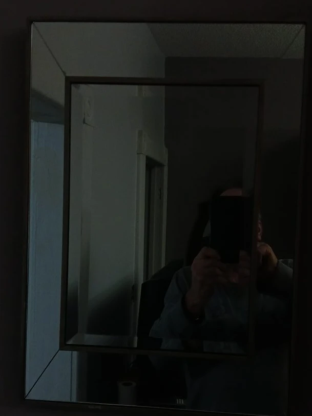 Beveled mirror
