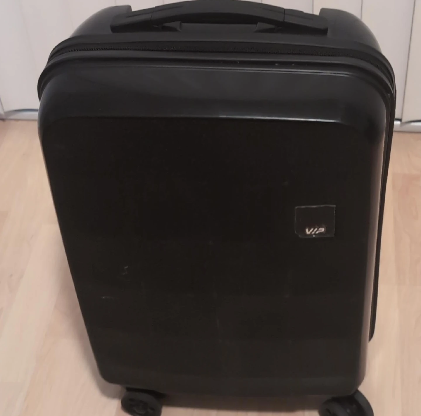 VIP Black Carry-On Suitcase