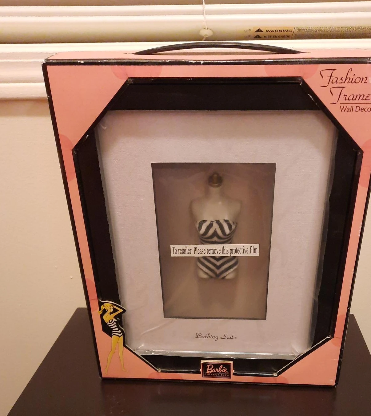 Barbie Fashion Frames Bathing Suit Wall Decor - New thumbnail