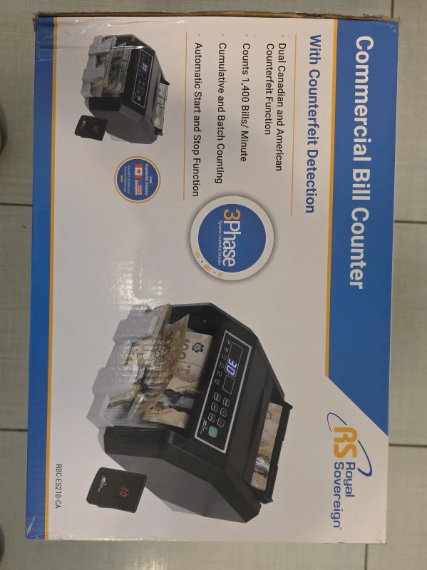 Royal Sovereign Commercial Bill Counter
