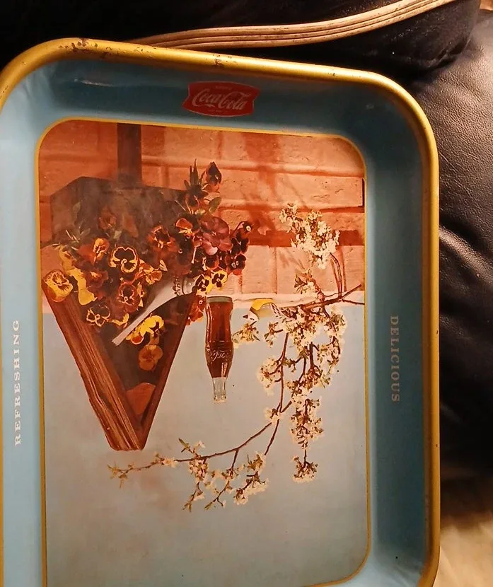 Vintage 1961 Coca-Cola Serving Tray