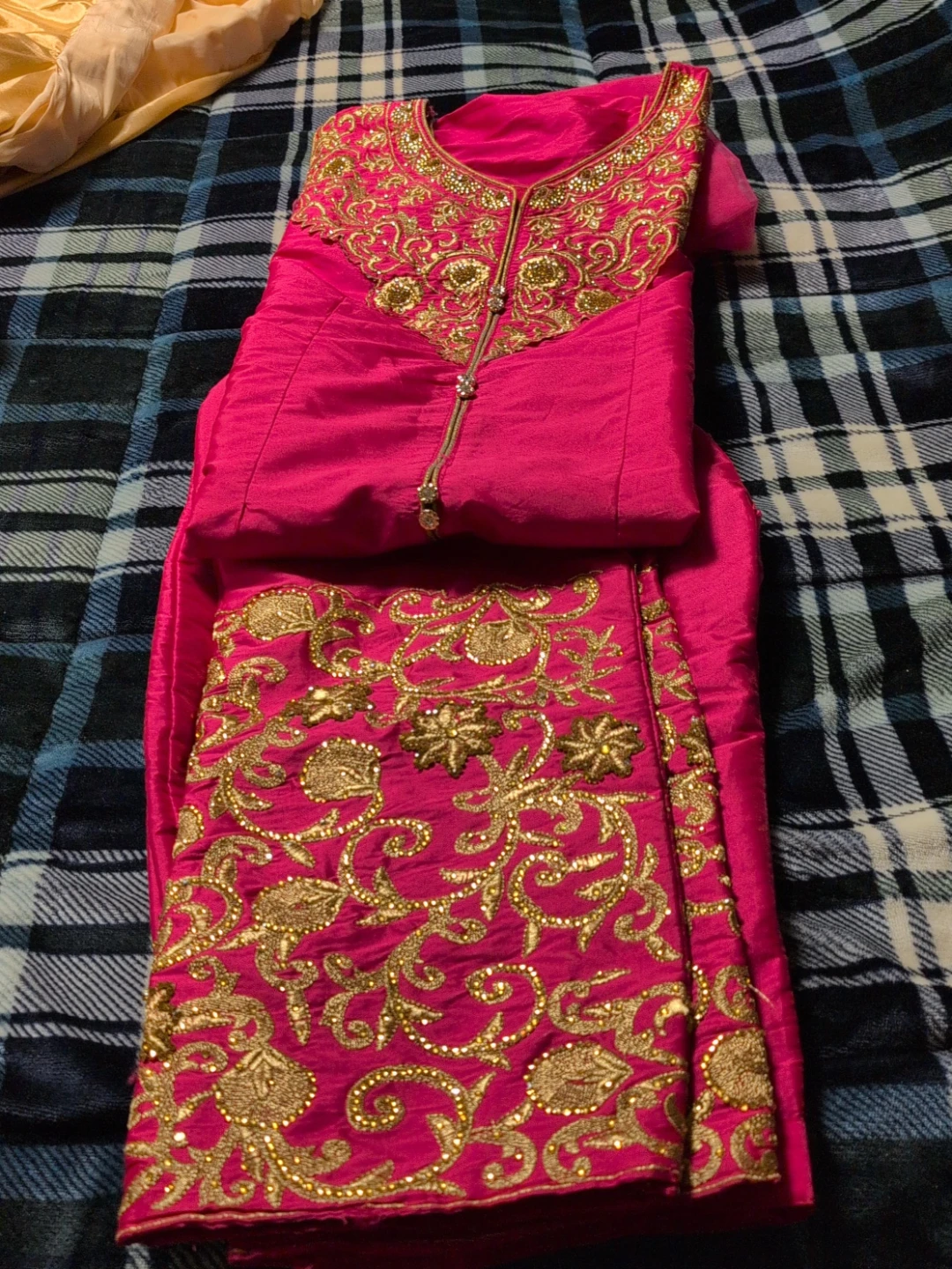 Pink Embroidered Salwar Kameez Suit